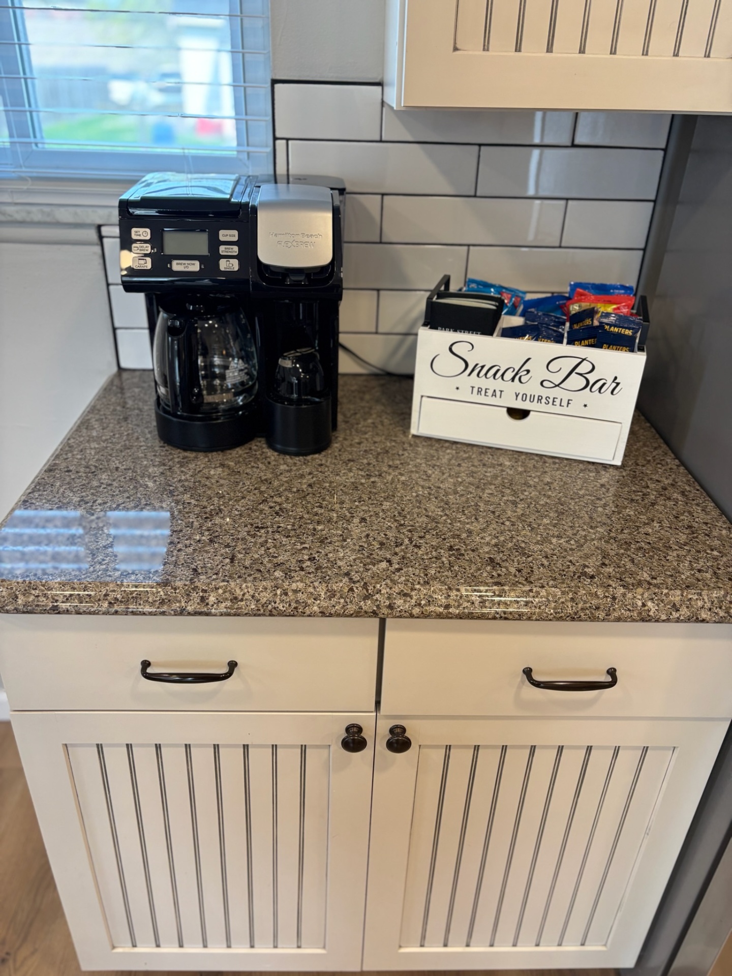 Coffee station and snack bar