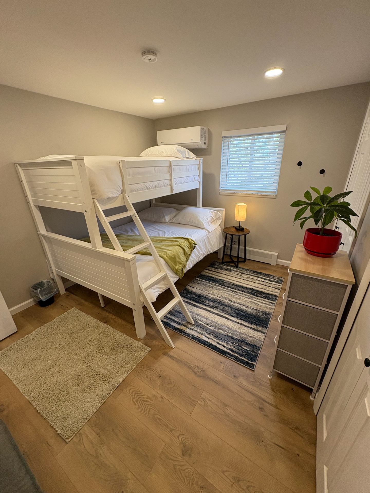 Bunk room with twin over full